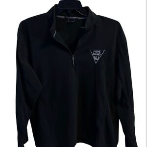Port Authority Signature Black quarter Zip-Up fleece w/pipe band Logo